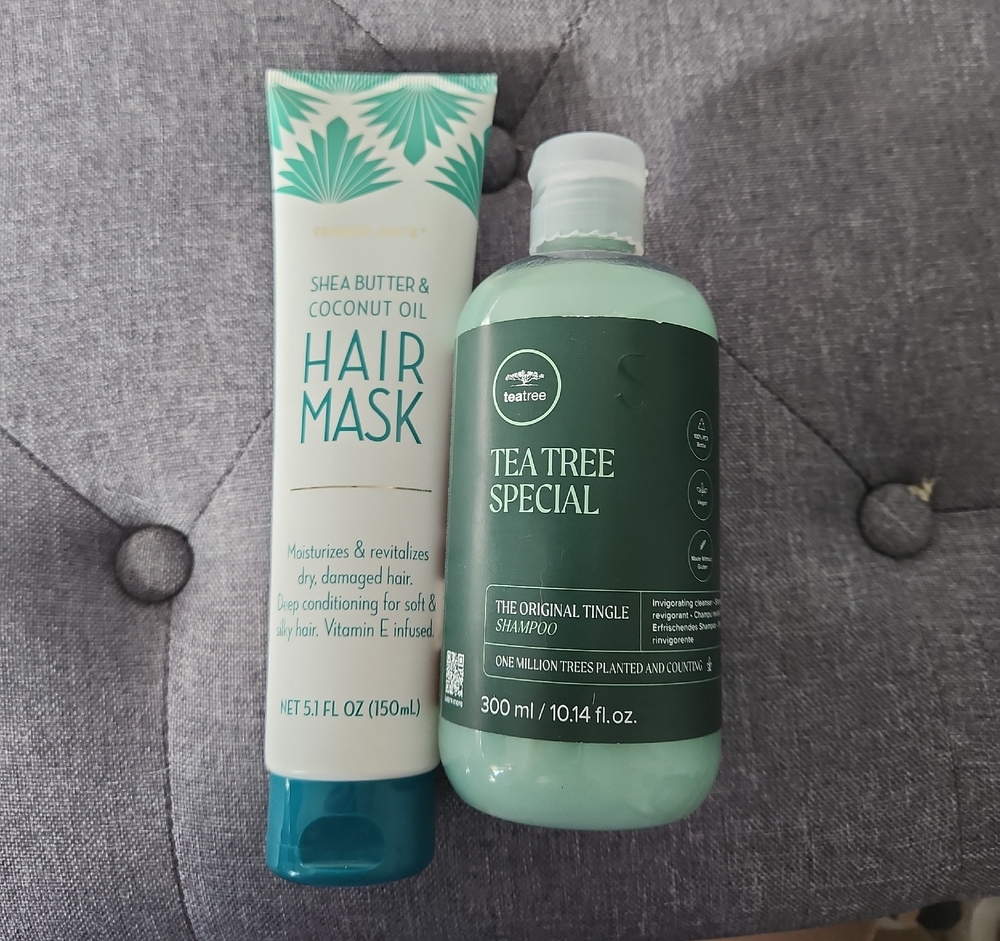 Tea Tree Special Shampoo and Shea Butter Hair Mask Set